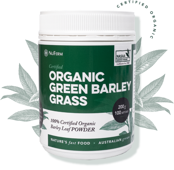 Nuferm Organic Green Barley Grass