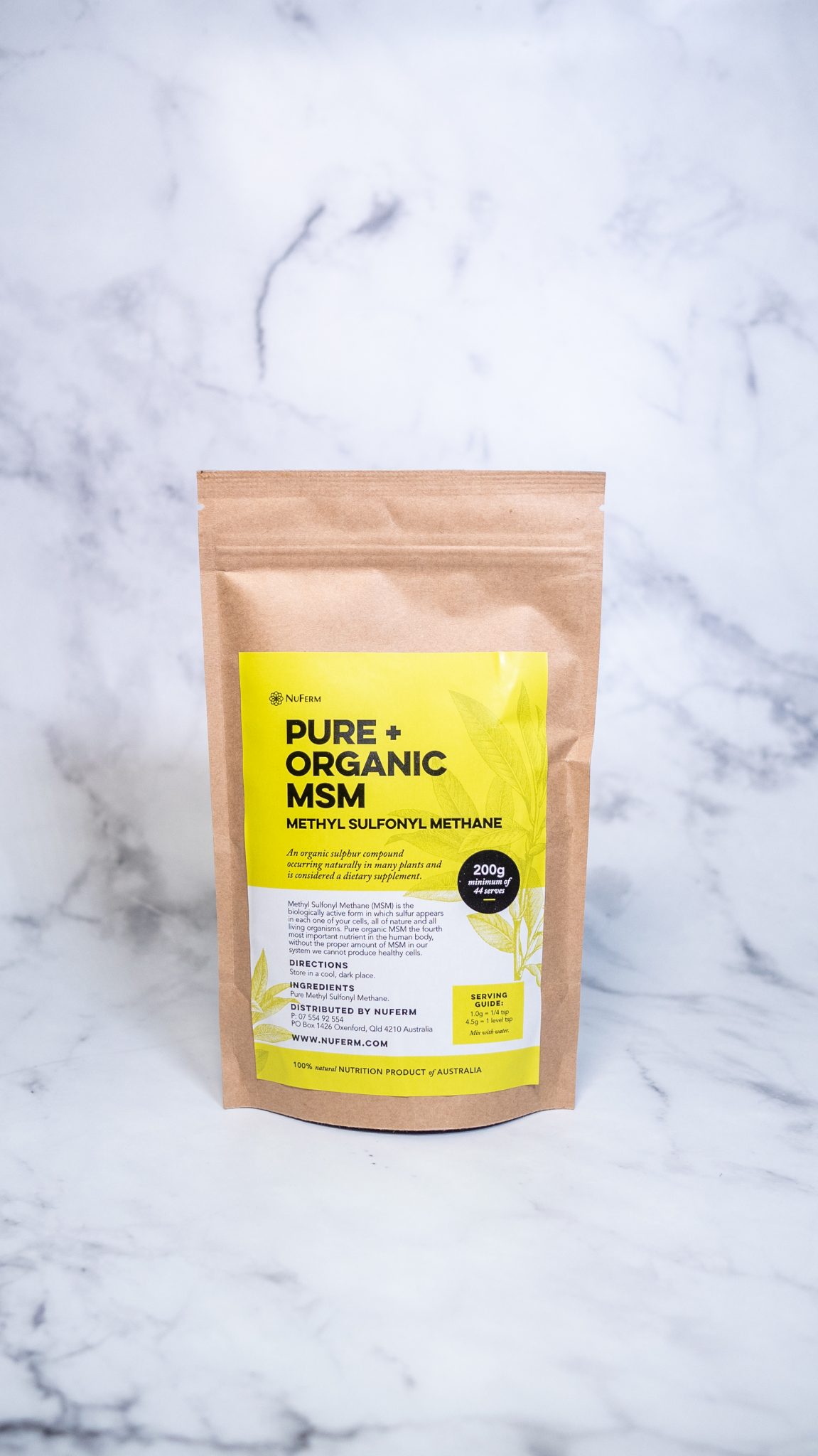 Methylsulfonylmethane Nuferm Probiotic Foods