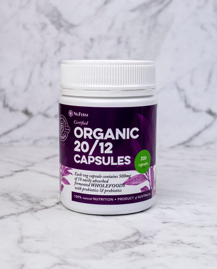 Organic 20/12 Capsules